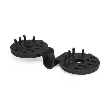 BUNGEE CORD CLIPS klips zaciskowy - luz (50szt.) black