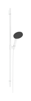 HG Raindance Alive Select S Zestaw prysznicowy 125 3jet EcoSmart z drążkiem Unica S Puro 90 cm, Biały Matowy