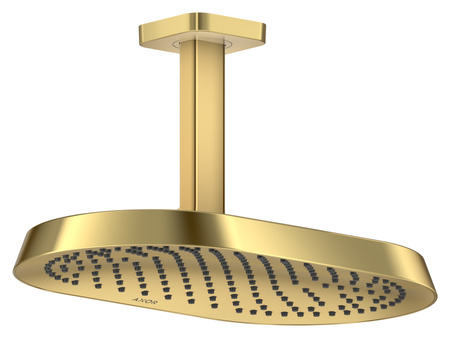 AX ShowerSphere Głowica prysznicowa 370/220 1jet EcoSmart z przyłączem sufitowym, Złoty Optyczny Polerowany