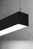 Lampa wisząca PINNE 117 czarna 4000K