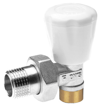 Zawór grzejnikowy kątowy do wlutowania 1-2"