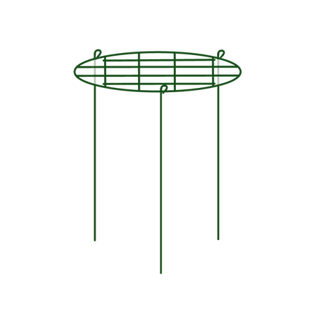 Podpora pierścieniowa do roślin śred.40 cm / wys.60 cm - siatkowa