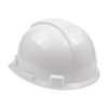 KASK OCHRONNY BIAŁY HDPE, 4-PUNKT. MOCOWANIE, CE