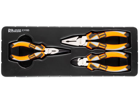 WKŁAD - SZCZYPCE INDUSTRY 3 ELEM. + TACKA C1101