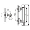 TRINITY bateria termostatyczna natryskowa Safe Touch, chrom