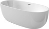 Wanna akrylowa wolnostojąca owalna - 150 cm biały KDU 015W
