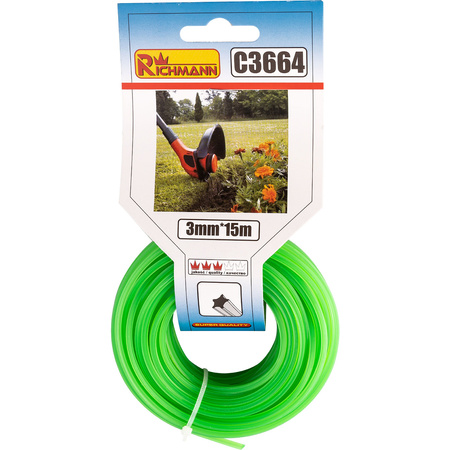 ŻYŁKA DO KOS. GWIAZDKA 3,0/15M