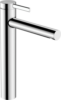 HG Zesis S Jednouchwytowa bateria umywalkowa 230 CoolStart do umywalek nablatowych z kompletem odpływowym Push-Open, Chrom