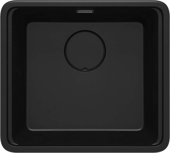 Zlewozmywak granitowy 1-komorowy nero nero ZKM N10A