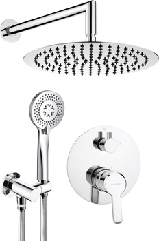 Zestaw prysznicowy podtynkowy stała chrom Arnika NAC 09QP