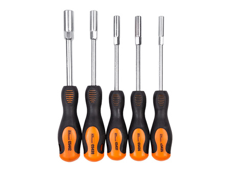 WKŁAD - WKRĘTAKI NASADOWE 6-13 MM 5 ELEM. + TACKA C1101