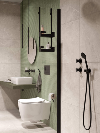 Umywalka ceramiczna nablatowa biały CDY 6U5S
