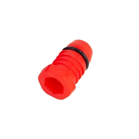 CZERWONA Zaślepka Zatyczka Korek do prób szczelności do rur 16mm AlphaHeat