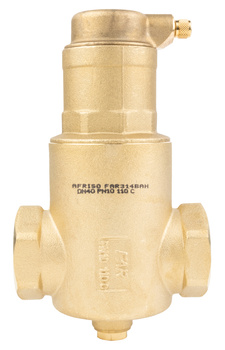 Separator powietrza FAR 314, z odpowietrznikiem automatycznym, przyłącza Rp1 1/2"