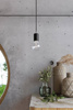 Lampa wisząca EDISON 1 LONG czarny