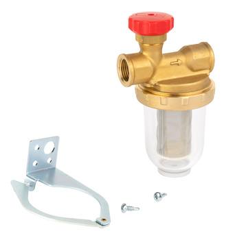 Filtr olejowy jednorurowy V 1/2 - 500 St, z wkładem stalowym, 560 l/h