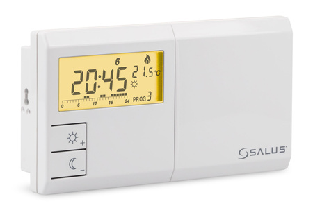 Salus przewodowy, natynkowy  elektroniczny termostat 091FLv2, tygodniowy