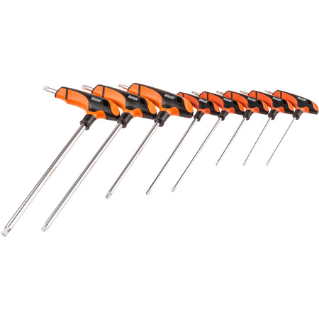 KLUCZE TORX UCHWYT "T"  T15-T50 8 ELEM.