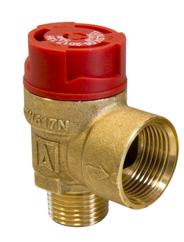 Zawór bezpieczeństwa do c.o. MS, 2,5 bar, G1/2" x Rp3/4"