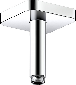 AX ShowerSolutions Przyłącze sufitowe 100 mm, softsquare, Chrom