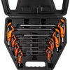 KLUCZE TORX UCHWYT "T"  T15-T50 8 ELEM.
