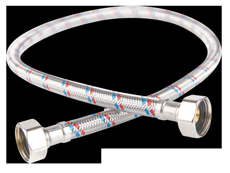 Wąż przyłączeniowy L-80 cm 1-2" z uszczelką