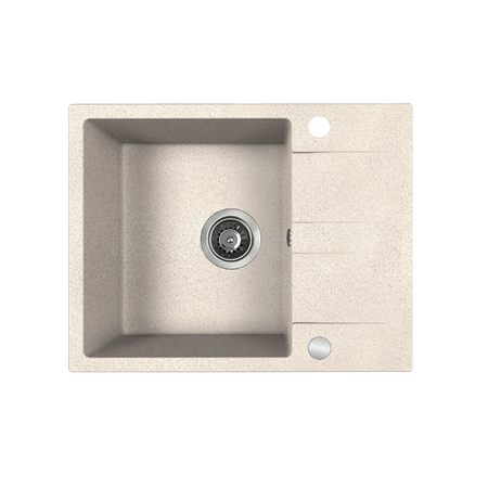 Laut - zlewozmywak 1-komorowy z półociekaczem