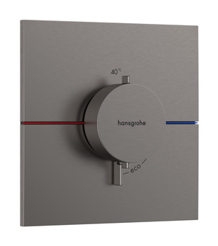 HG ShowerSelect Comfort E Bateria termostatyczna, podtynkowa, Czarny Chrom Szczotkowany