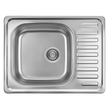 JUNAK zlewozmywak jednokomorowy z półociekaczem