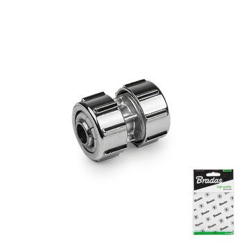 Reparator do węża 1/2" / 1/2" CYNK CHROM - woreczek ekspozycyjny