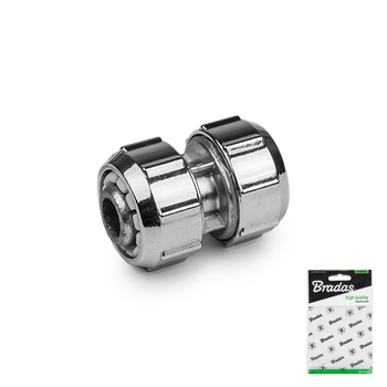 Reparator do węża 3/4" / 3/4" CYNK CHROM - woreczek ekspozycyjny