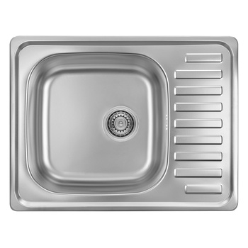 JUNAK zlewozmywak jednokomorowy z półociekaczem