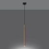 Lampa wisząca PASTELO 1 drewno
