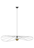 Lampa wisząca ESKOLA 140 czarna
