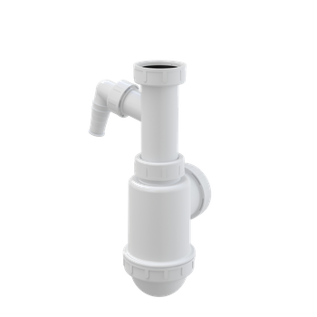 Półsyfon do zlewu z nakrętką 6/4