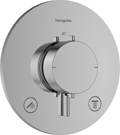 HG Ecostat Comfort S Bateria termostatyczna do 2 odbiorników, podtynkowa, Chrom