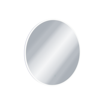 EXCELLENT Lumiro lustro łazienkowe 60 cm okrągłe oświetlenie LED mata grzewcza, rama akrylowa DOEX.LU060.AC