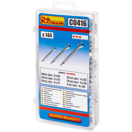 KPL. ZAWLECZEK PROSTYCH DUŻYCH 144 SZT.