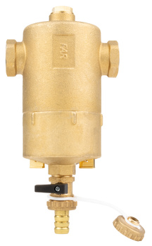 Separator zanieczyszczeń FAR 211, z magnesem i zaworem spustowym, przyłącza Rp3/4''