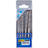 WIERTŁA DO BETONU 4-10 MM 5 ELEM. PLASTIKOWE PUDEŁKO