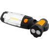 LAMPA AKU. 3W + 6 LED, OBROTOWA 360* MAGNETYCZNA