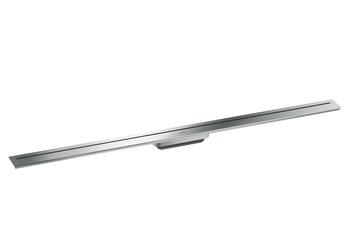 AX Drain Element zewnętrzny odpływu liniowego 1200, montaż odsunięty od ściany, Chrom