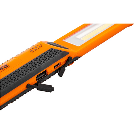 LAMPA AKU. SKŁADANA 2x3W + 1 LED, MAGNETYCZNA