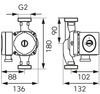 Pompa obiegowa do CO GPA II 180 32-8