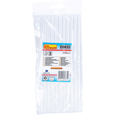 KLEJ DO PISTOLETÓW PRZEZROCZYSTY 7,4 MM  91 G (OPAK. 10 SZT)