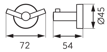 MEPHISTO haczyk podwójny, chrom