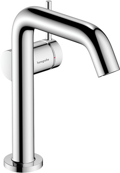 HG Tecturis S Jednouchwytowa bateria umywalkowa 150 Fine CoolStart EcoSmart+ z kompletem odpływowym Push-Open, Chrom