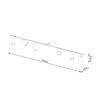 Plafon LEMMI 6L czarny