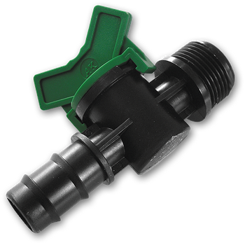 Zawór GZ 3/4", wtyk na wąż 16mm