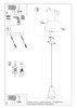 Lampa wisząca QUBIC czarna